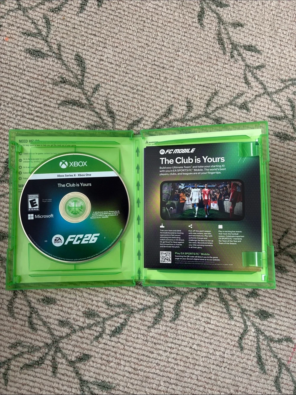 EA Sports FC 26 (Xbox Series X / Xbox One) - Green Case